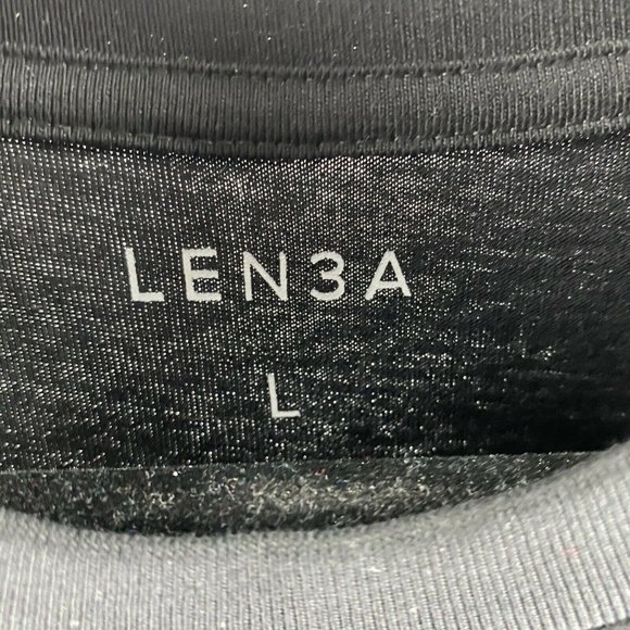 LEN3A T-shirt Black L Large Cotton Double Sided - Picture 2 of 3